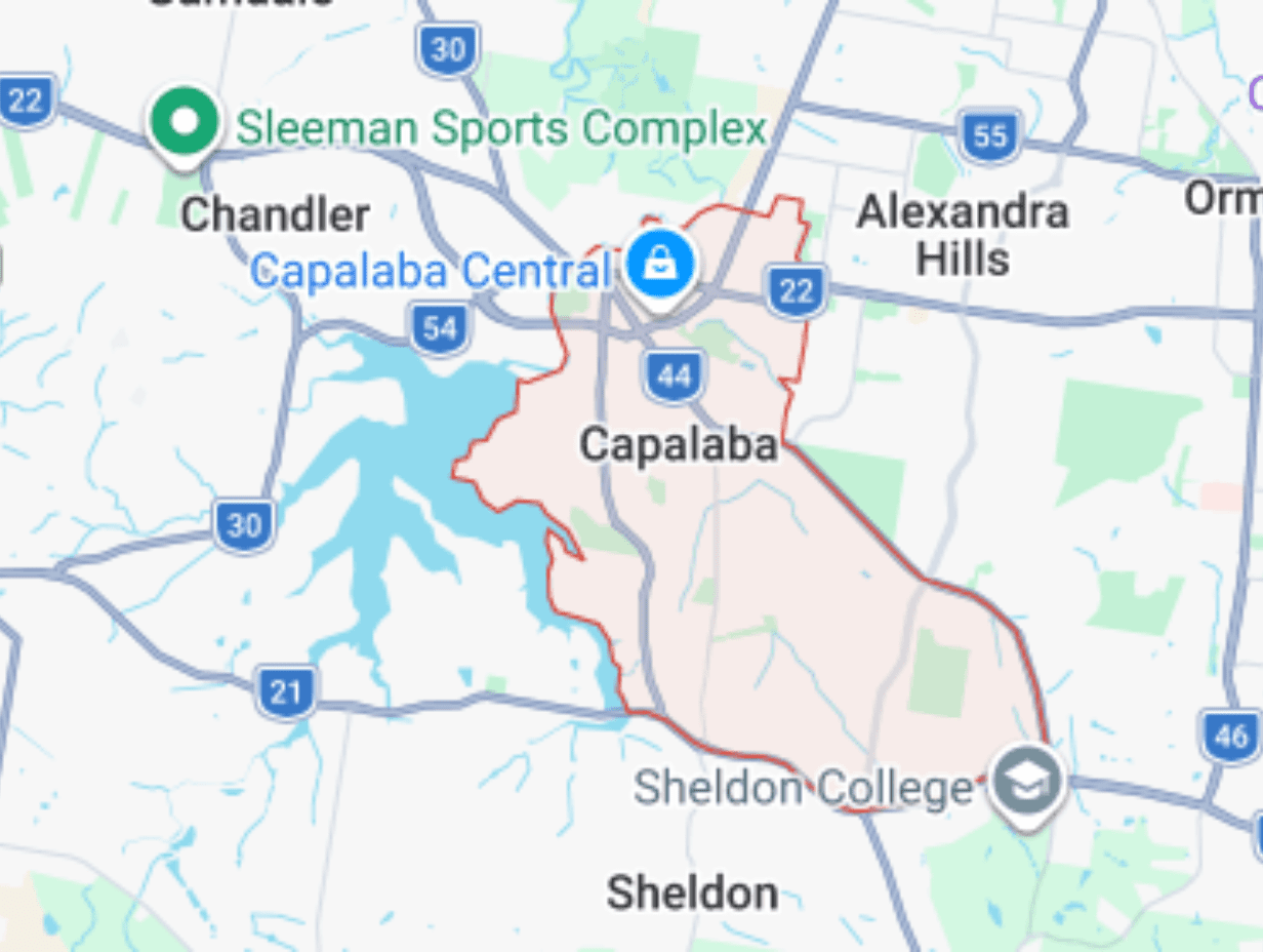 Capalaba Map