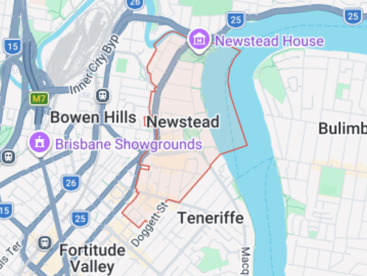 Newstead Map