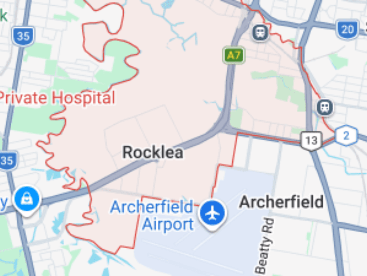 Rocklea Map