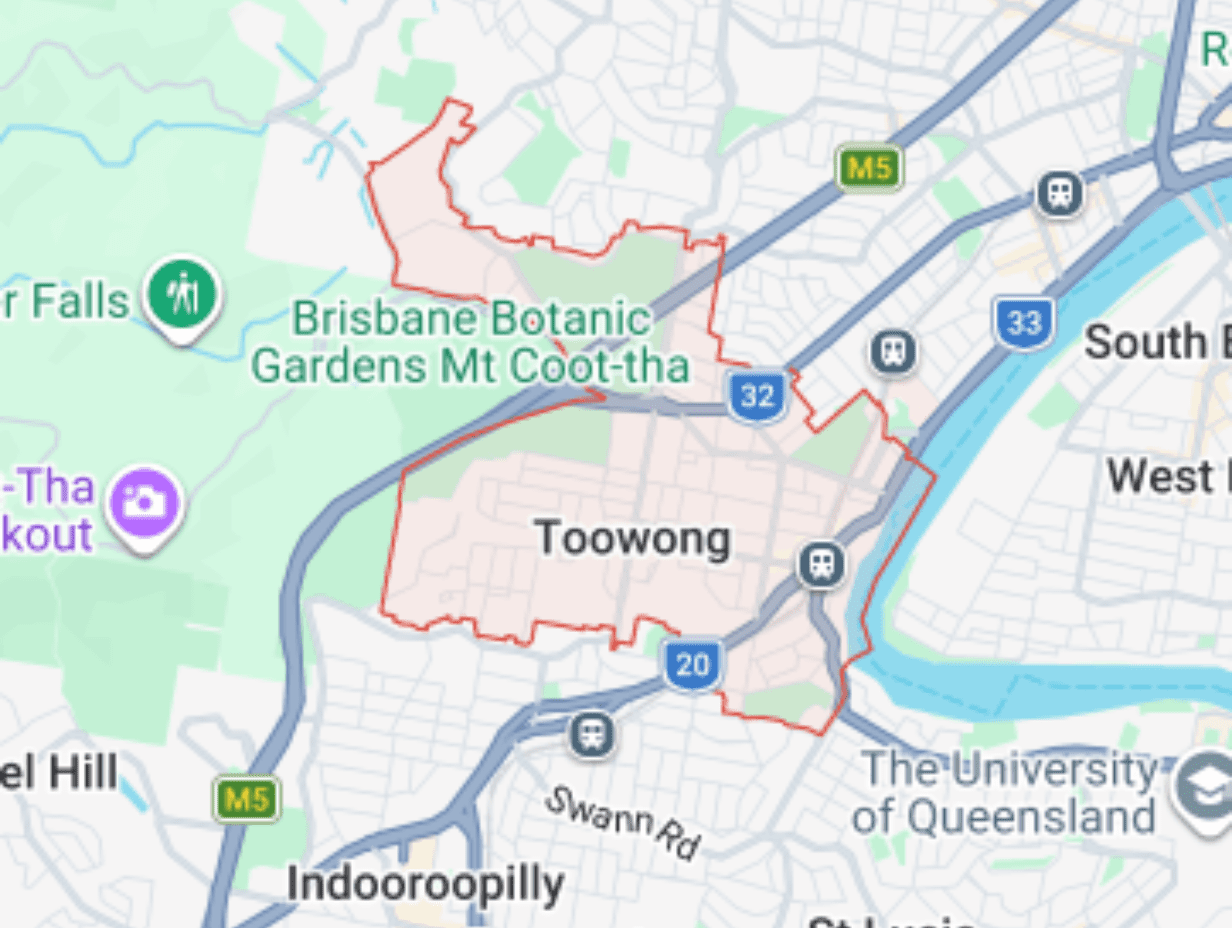 Toowong Map