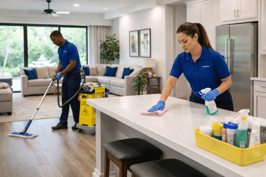 real estate and commercial property cleaning services in Brisbane