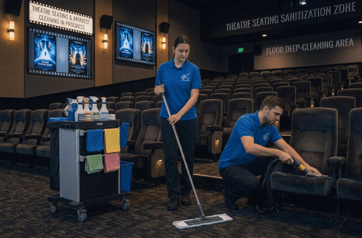 leisure and cinema cleaning services in Brisbane